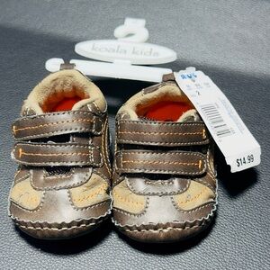 Koala Kids Brown Baby Shoes